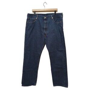 LEVI'S 501 XX Dark Wash Straight Leg Button Fly Jeans Sz 42x34